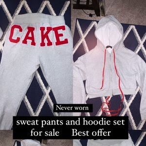 Sweatpants hoodie set